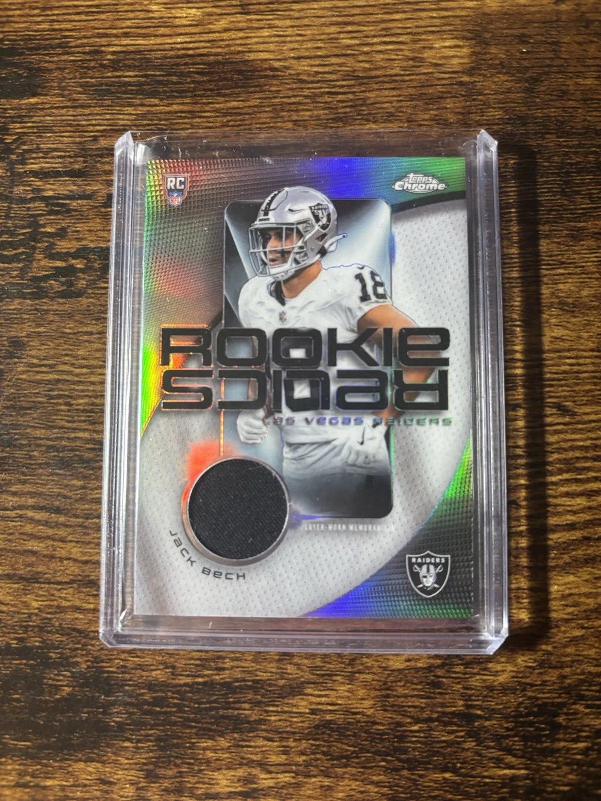 Jack Bech 2025 Topps Chrome Football card