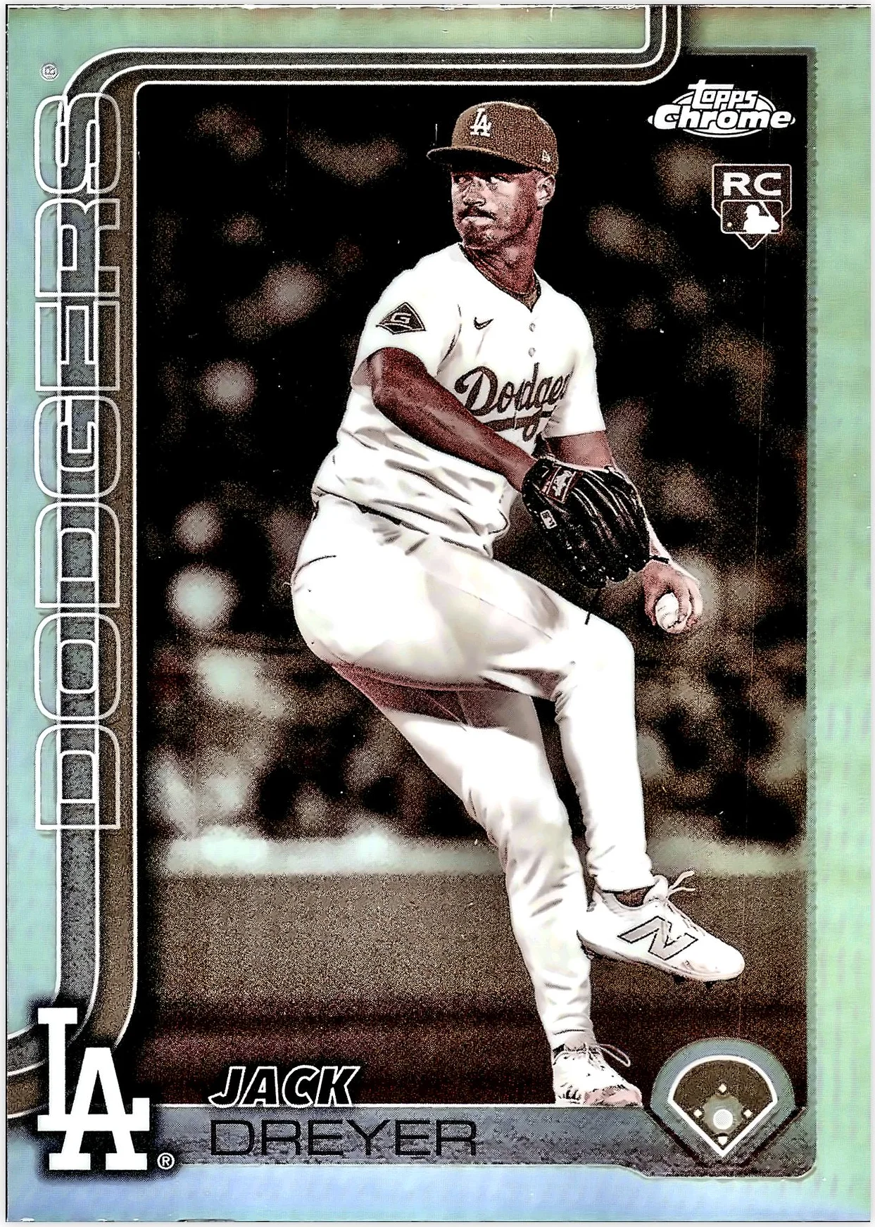 Jack Dreyer 2025 Topps Chrome Update #USC39 Sepia Refractors baseball rookie card - Front