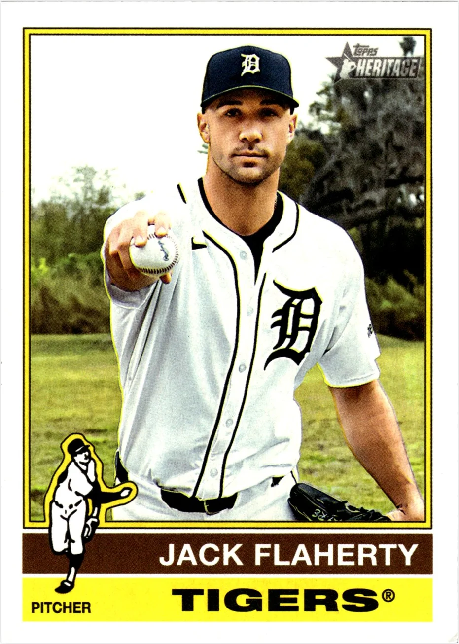 Jack Flaherty 2025 Topps Heritage #661 baseball card - Front