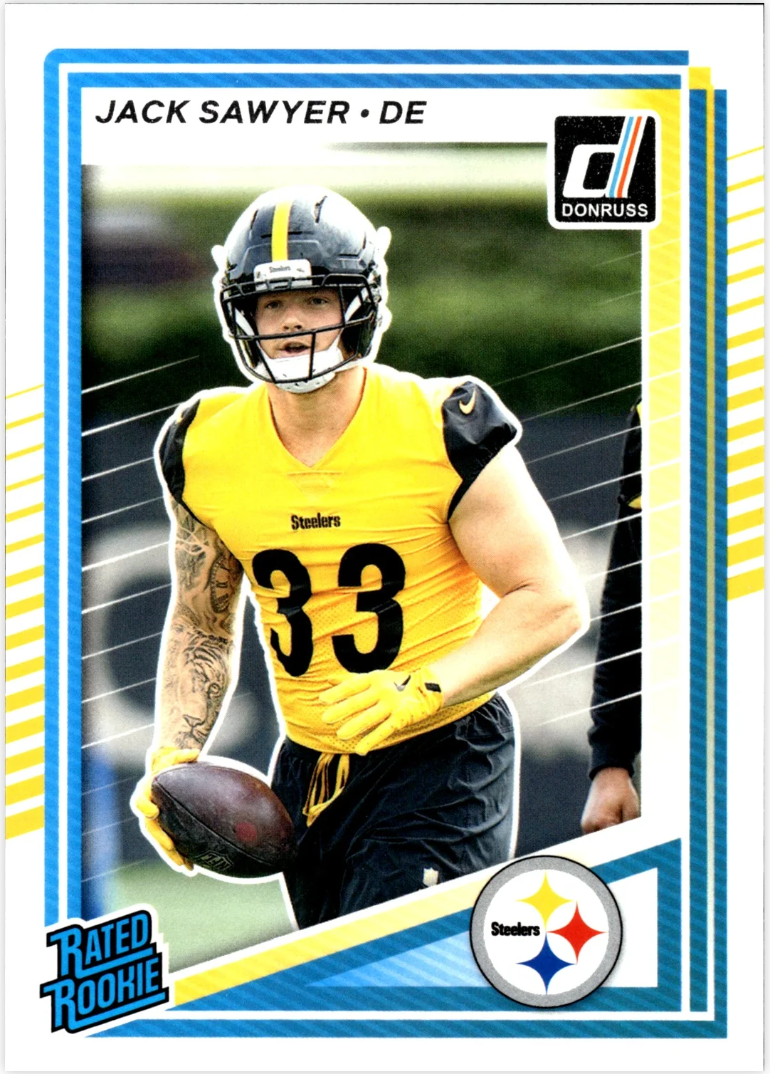 Jack Sawyer 2025 Donruss #390 football rookie card - Front