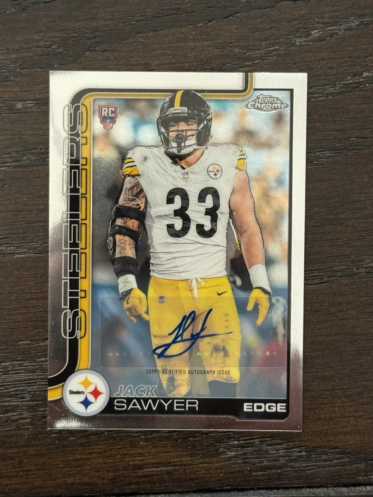 Jack Sawyer 2025 Topps Chrome Football card