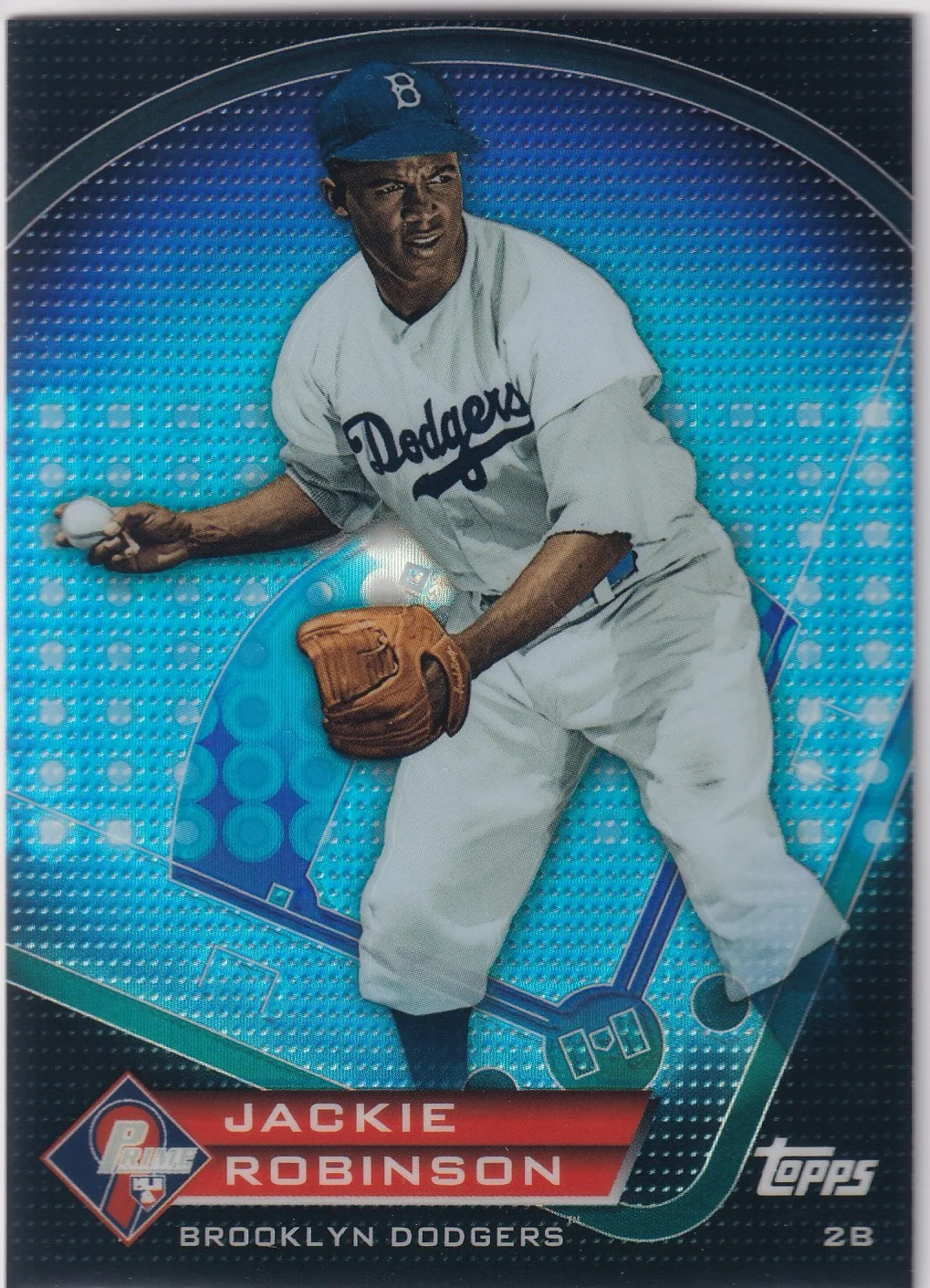 Jackie Robinson 2011 Topps #PNR3 Prime 9 Player of the Week Refractors baseball card - Front
