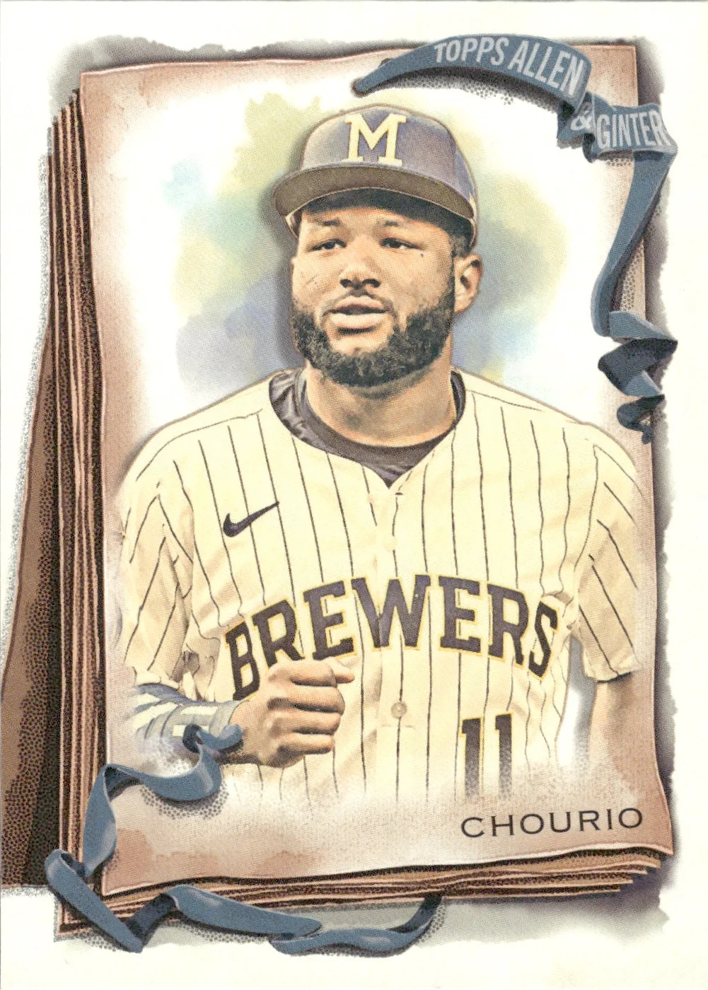 Jackson Chourio #75 2026 Topps Allen & Ginter trading card - Front