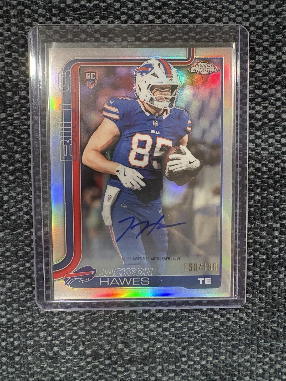 Jackson Hawes 2025 Topps Chrome Football card