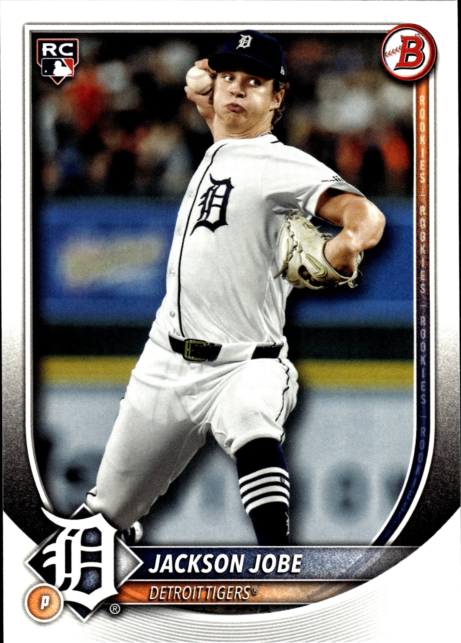 Jackson Jobe 2025 Bowman #50 baseball rookie card - Front