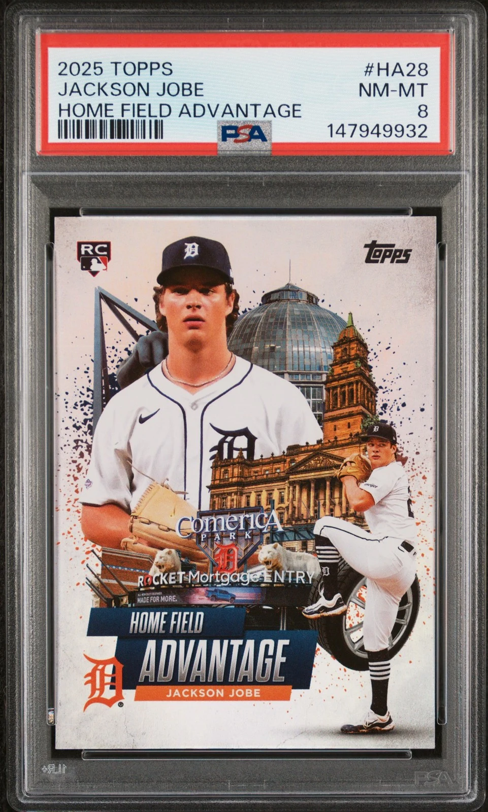 Jackson Jobe #HA-28 2025 Topps Chrome Baseball Home Field Advantage front
