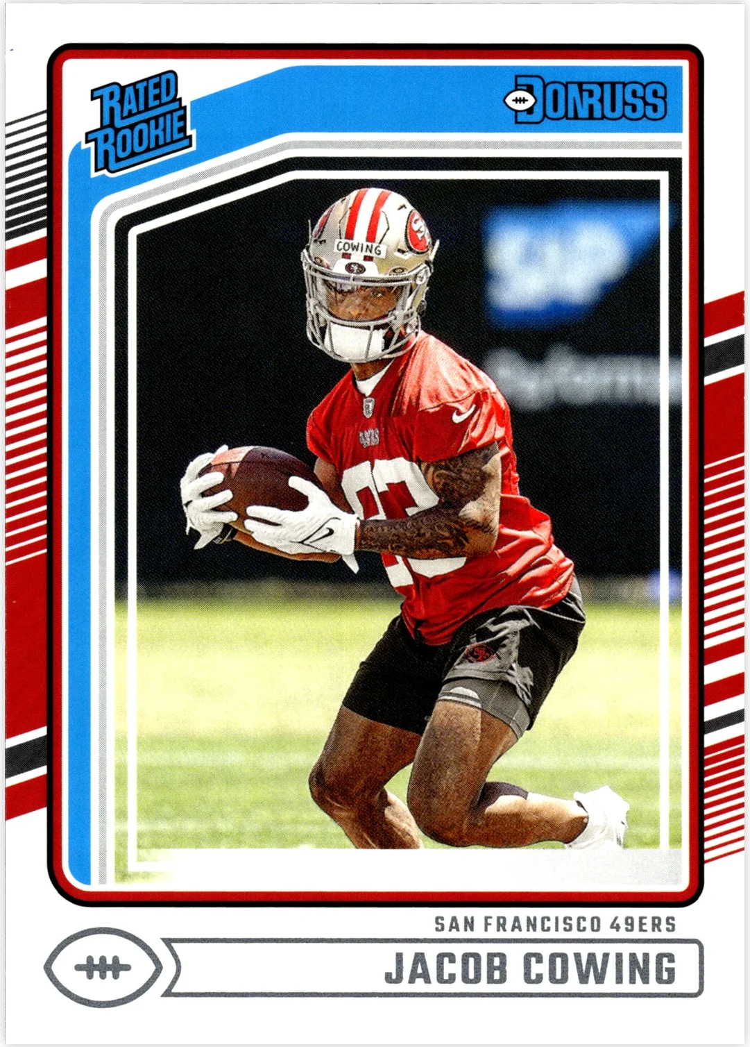 Jacob Cowing 2024 Donruss #378 football rookie card - Front