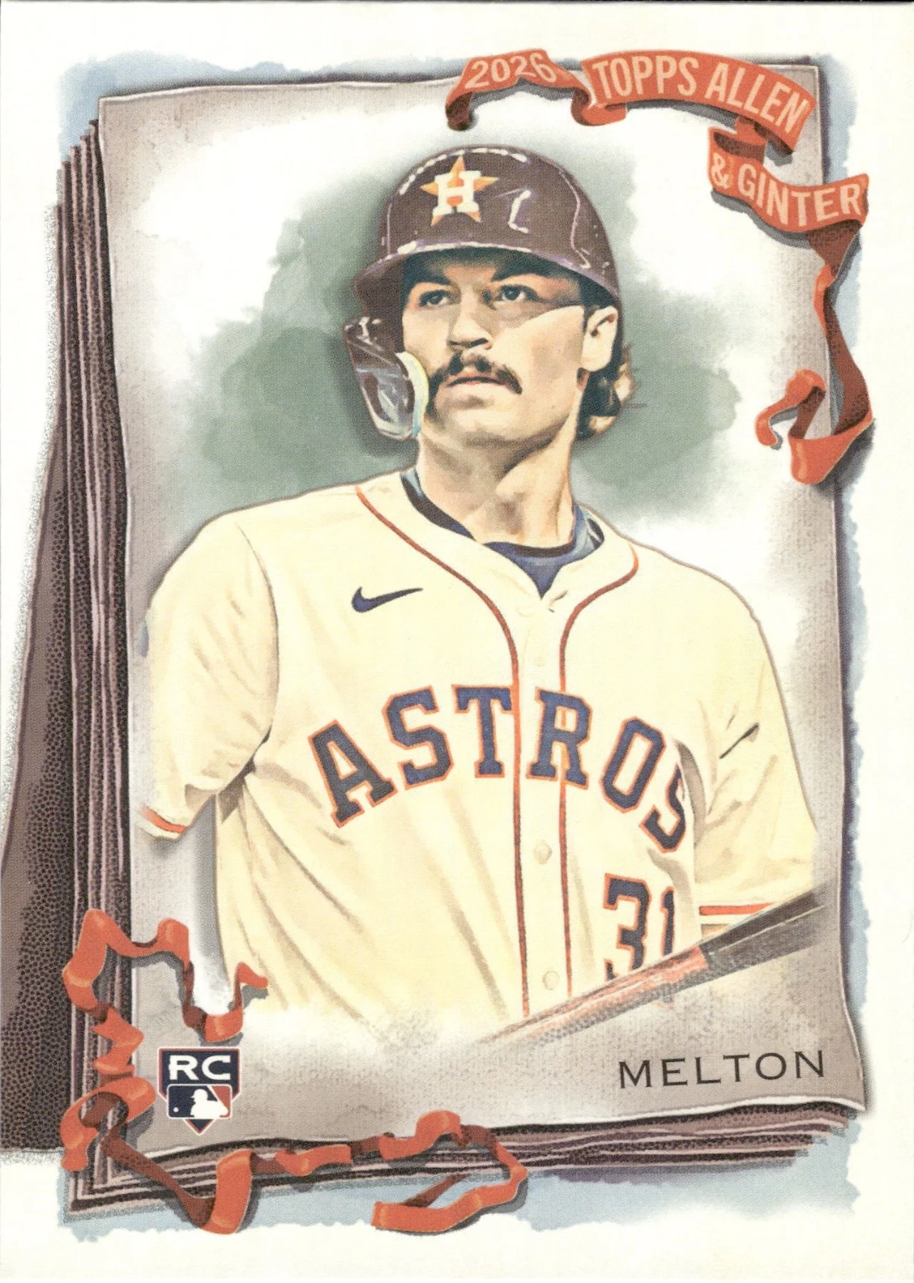Jacob Melton #12 Rookie Card 2026 Topps Allen & Ginter trading rookie card - Front