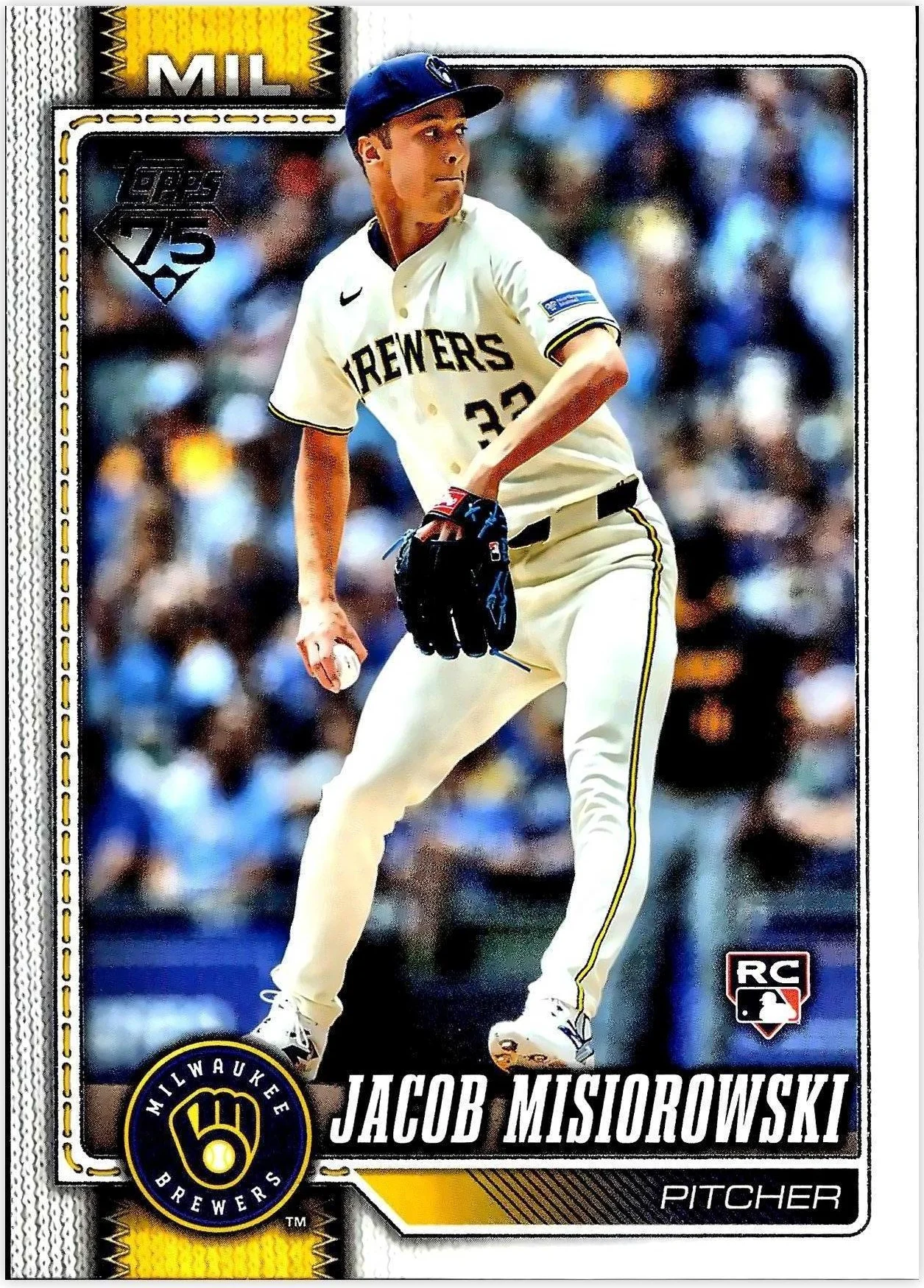 Jacob Misiorowski 2026 Topps #10 baseball card - Front