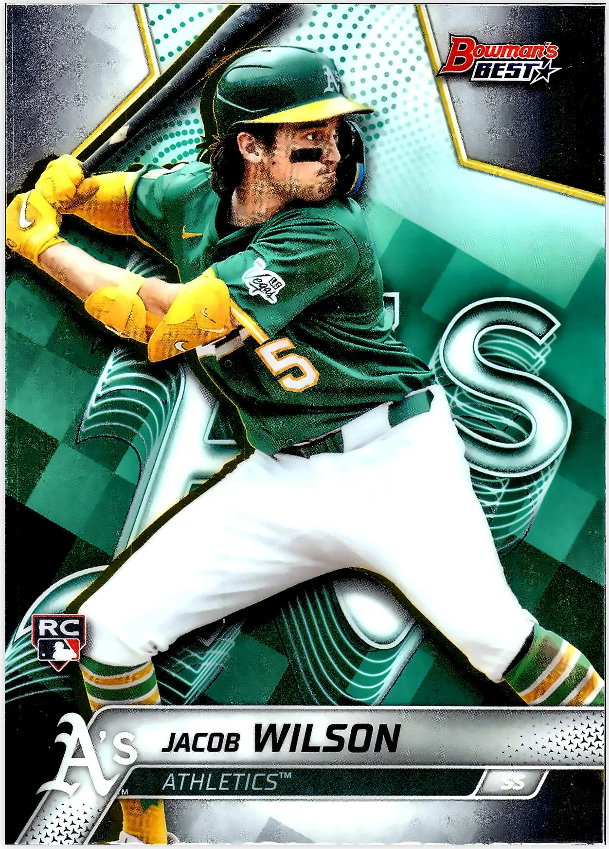 Jacob Wilson Rookie Card 2025 Bowman's Best #31 baseball rookie card - Front