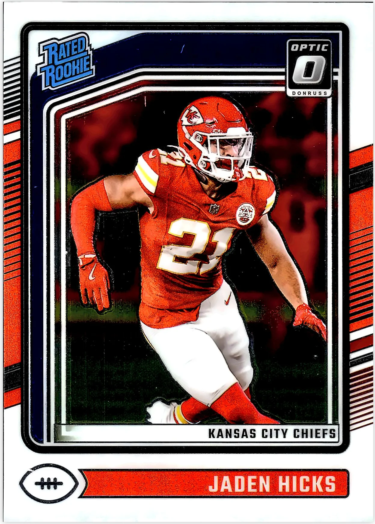 Jaden Hicks 2024 Donruss Optic #237 football rookie card - Front