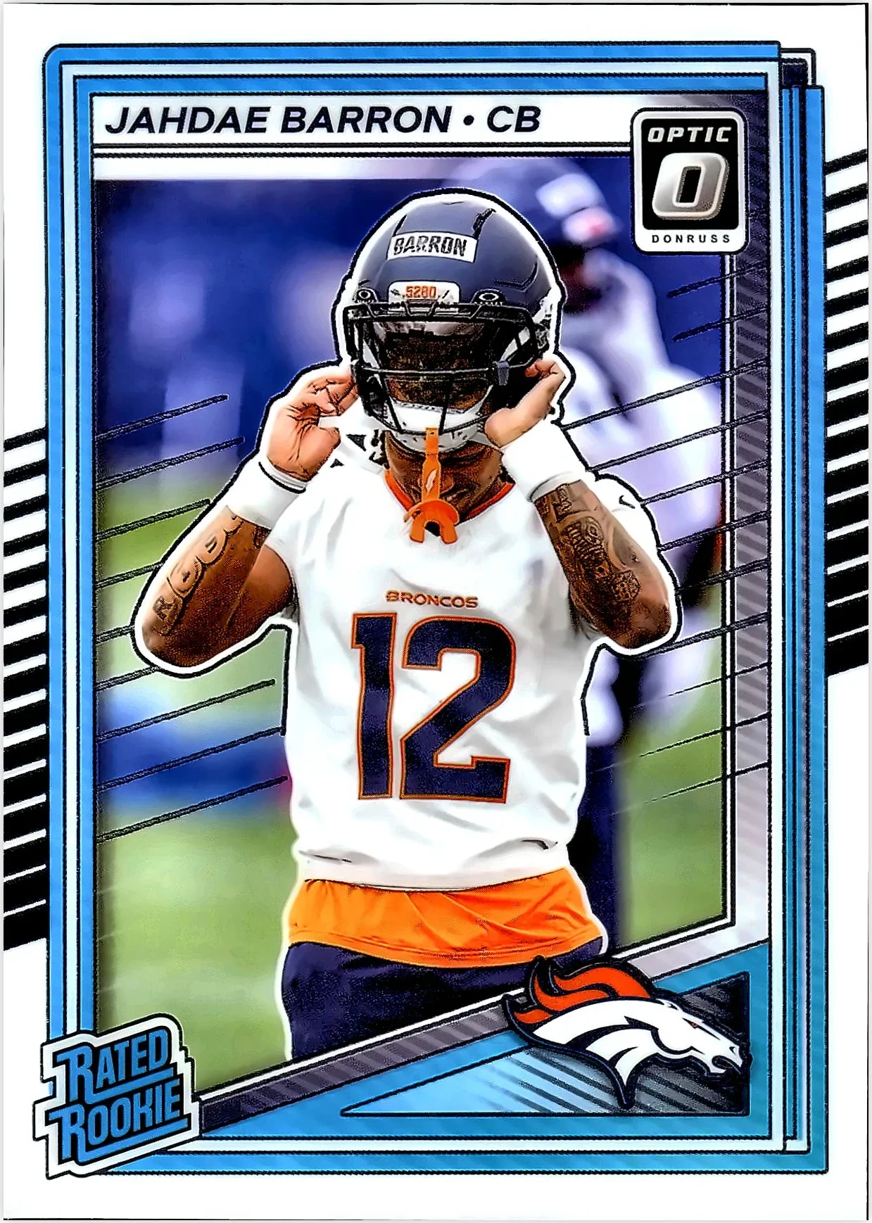 Jahdae Barron 2025 Donruss Optic #207 football rookie card - Front