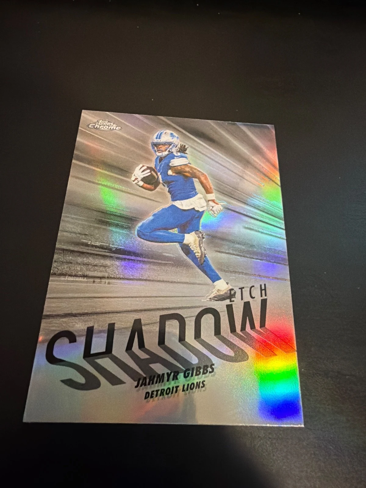 Jahmyr Gibbs 2025 Topps Chrome Football card
