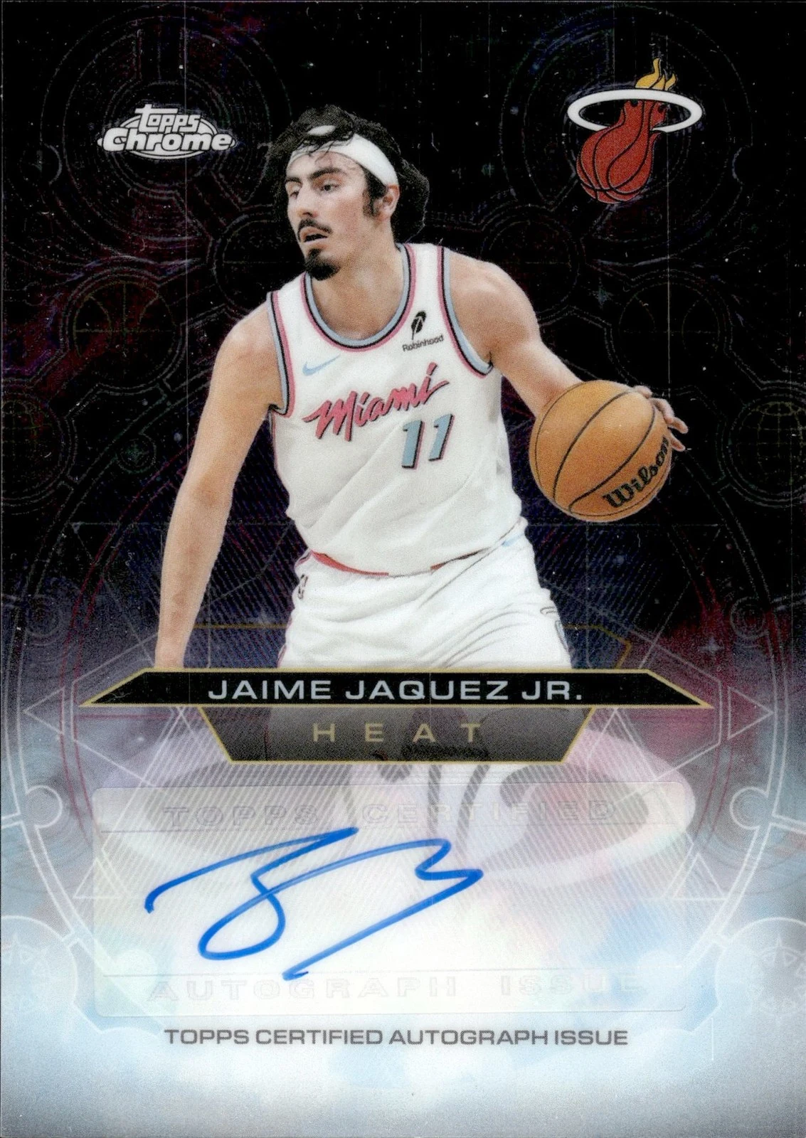 Jaime Jaquez Jr. #CH-JJ 2025 Topps Chrome Update Basketball Chromographs front