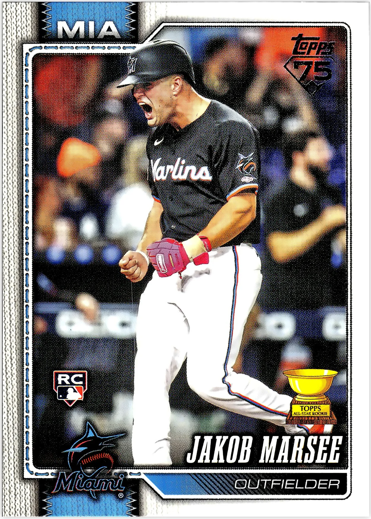 Jakob Marsee 2026 Topps #37 baseball rookie card - Front