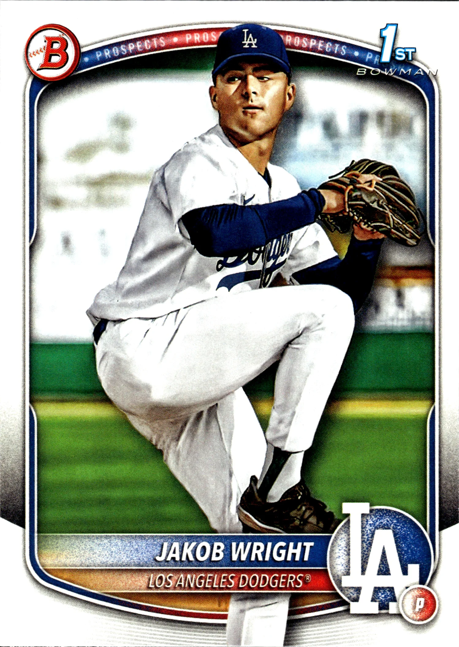 Jakob Wright 2025 Bowman #BP-143 Prospects baseball card - Front