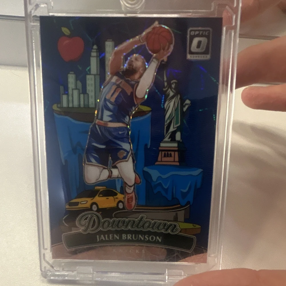Jalen Brunson #14 2024-25 Donruss Optic Basketball Downtown front