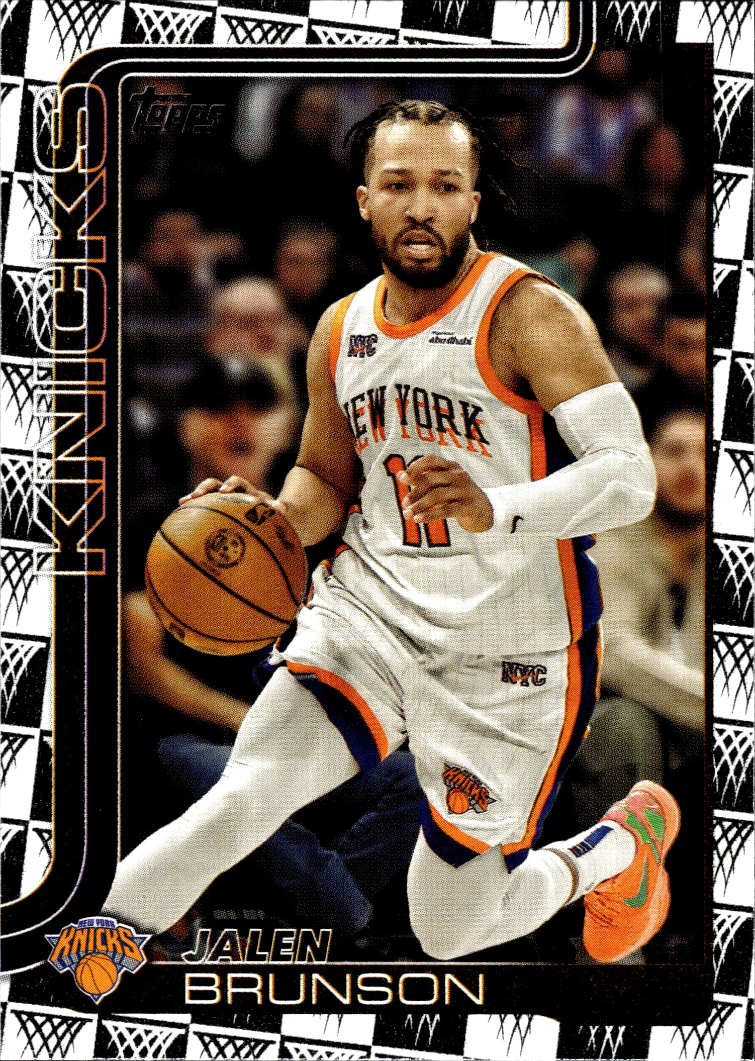 Jalen Brunson 2025-26 Topps #14 Season Tip Off basketball card - Front