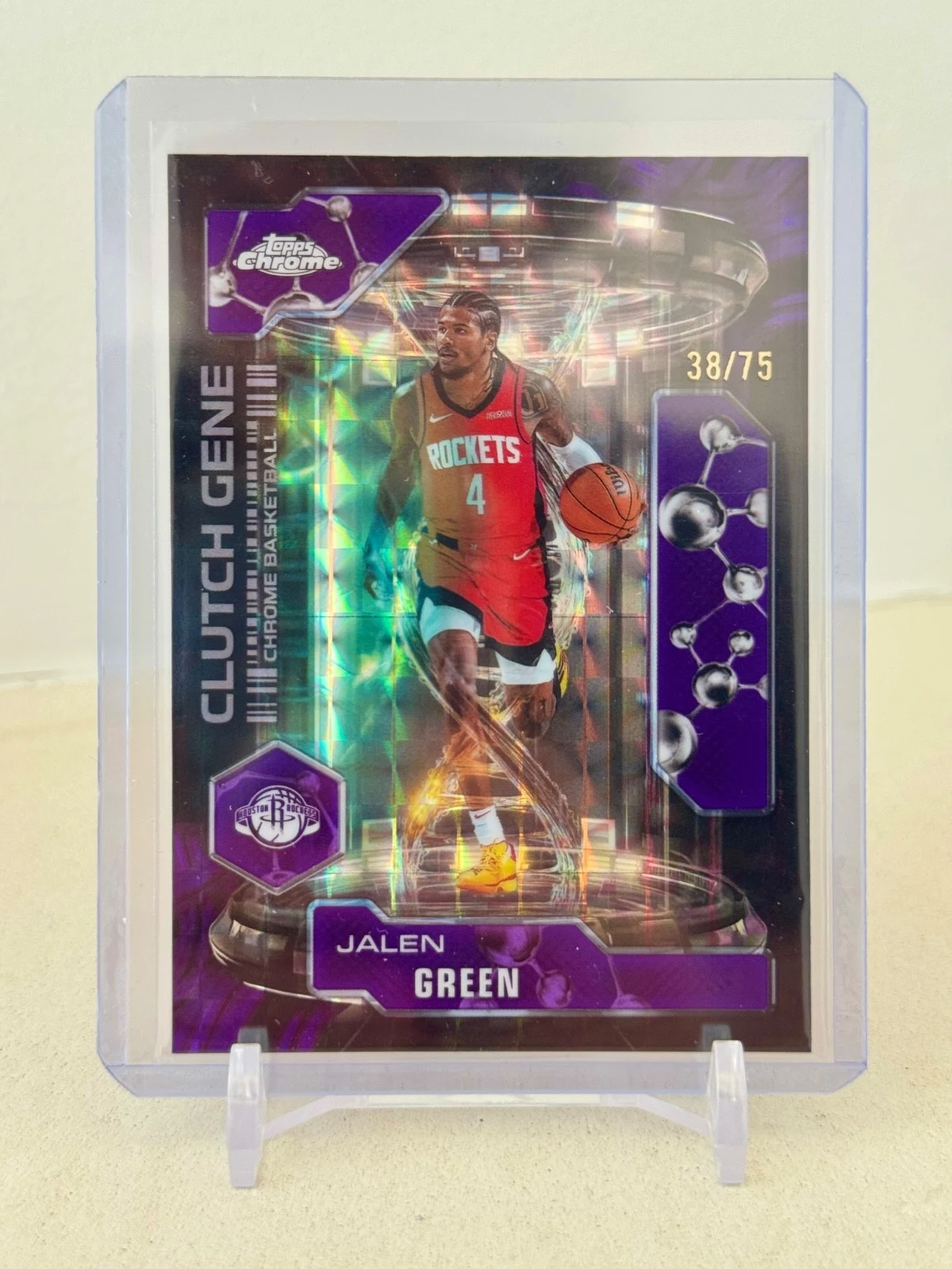 Jalen Green 2025-26 Topps Chrome card