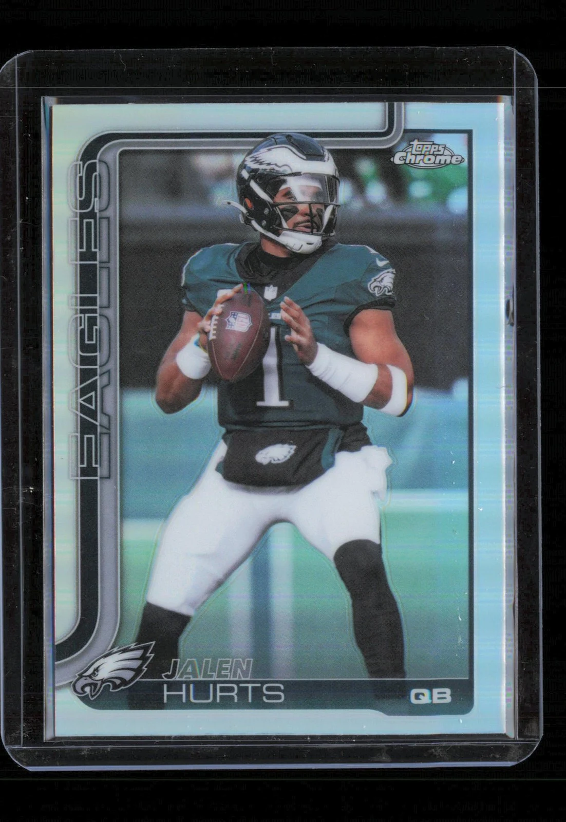 Jalen Hurts 2025 Topps Chrome Football card