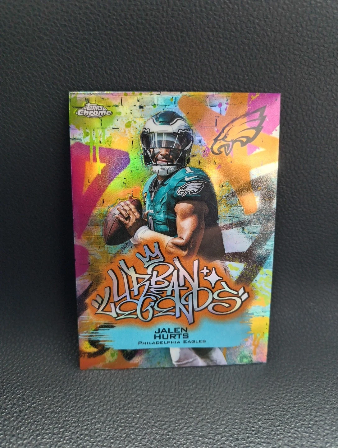 Jalen Hurts 2025 Topps Chrome Football card