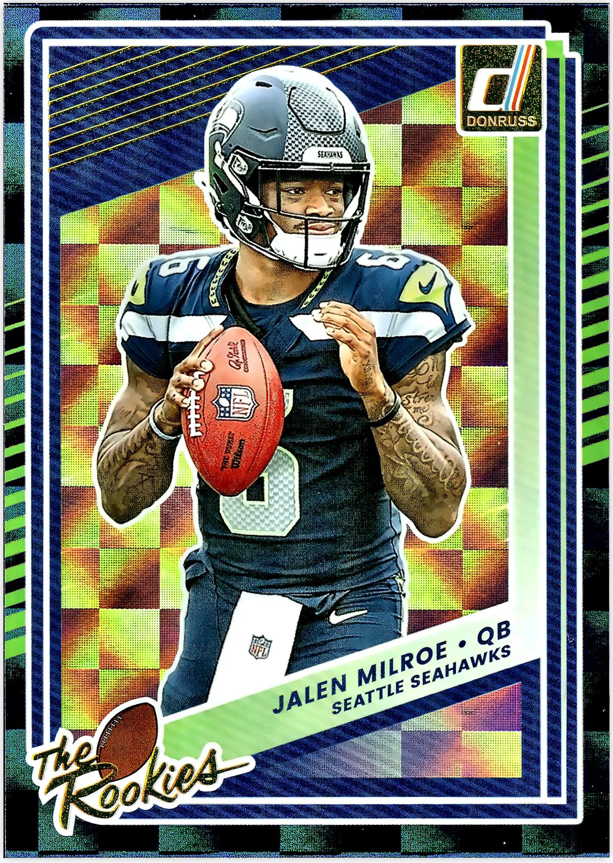 Jalen Milroe 2025 Donruss #12 The Rookies football card - Front