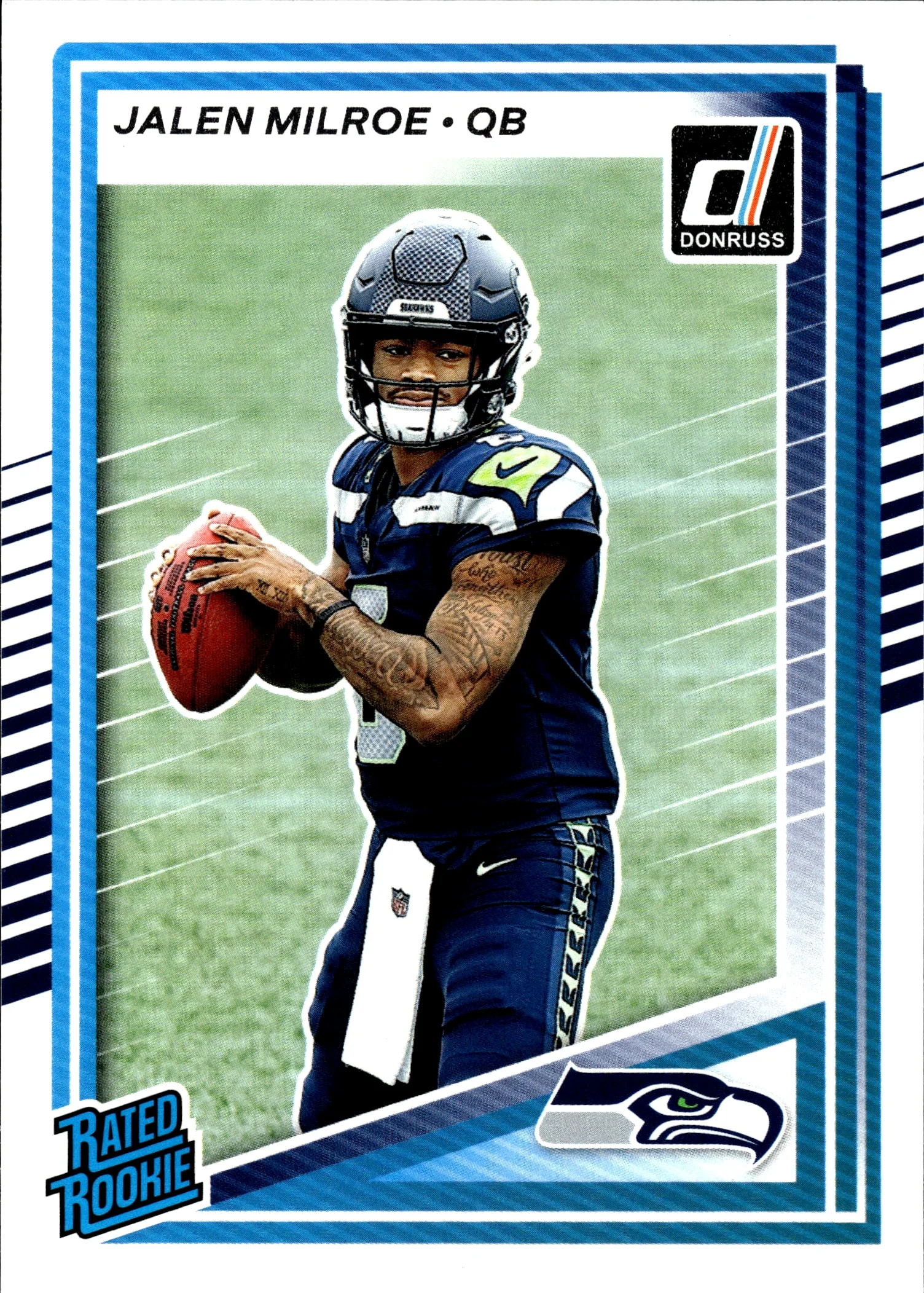 Jalen Milroe 2025 Donruss #307 football rookie card - Front