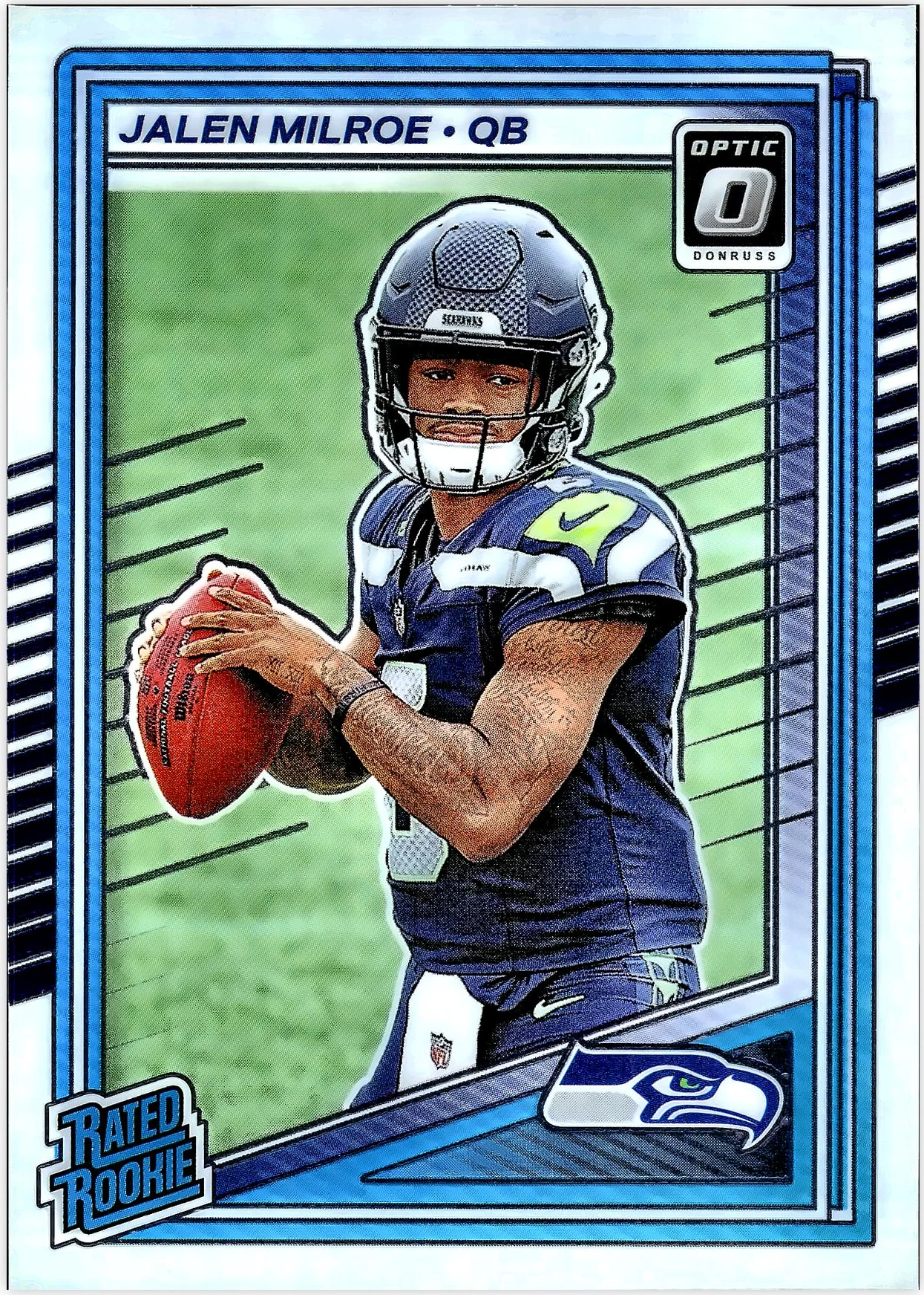 Jalen Milroe 2025 Donruss Optic #253 football rookie card - Front