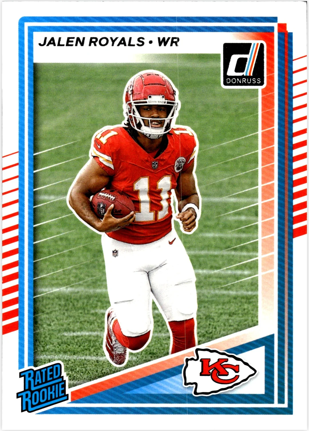 Jalen Royals 2025 Donruss #321 football rookie card - Front