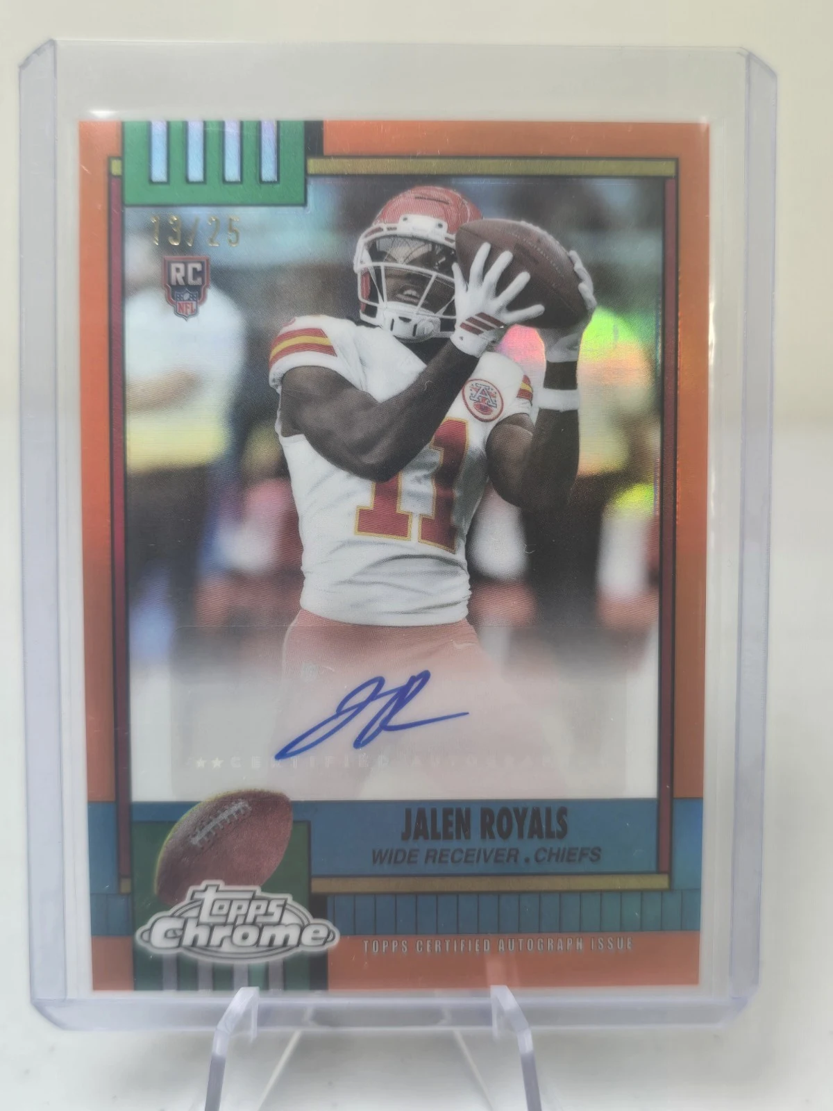 Jalen Royals 2025 Topps Chrome Football card