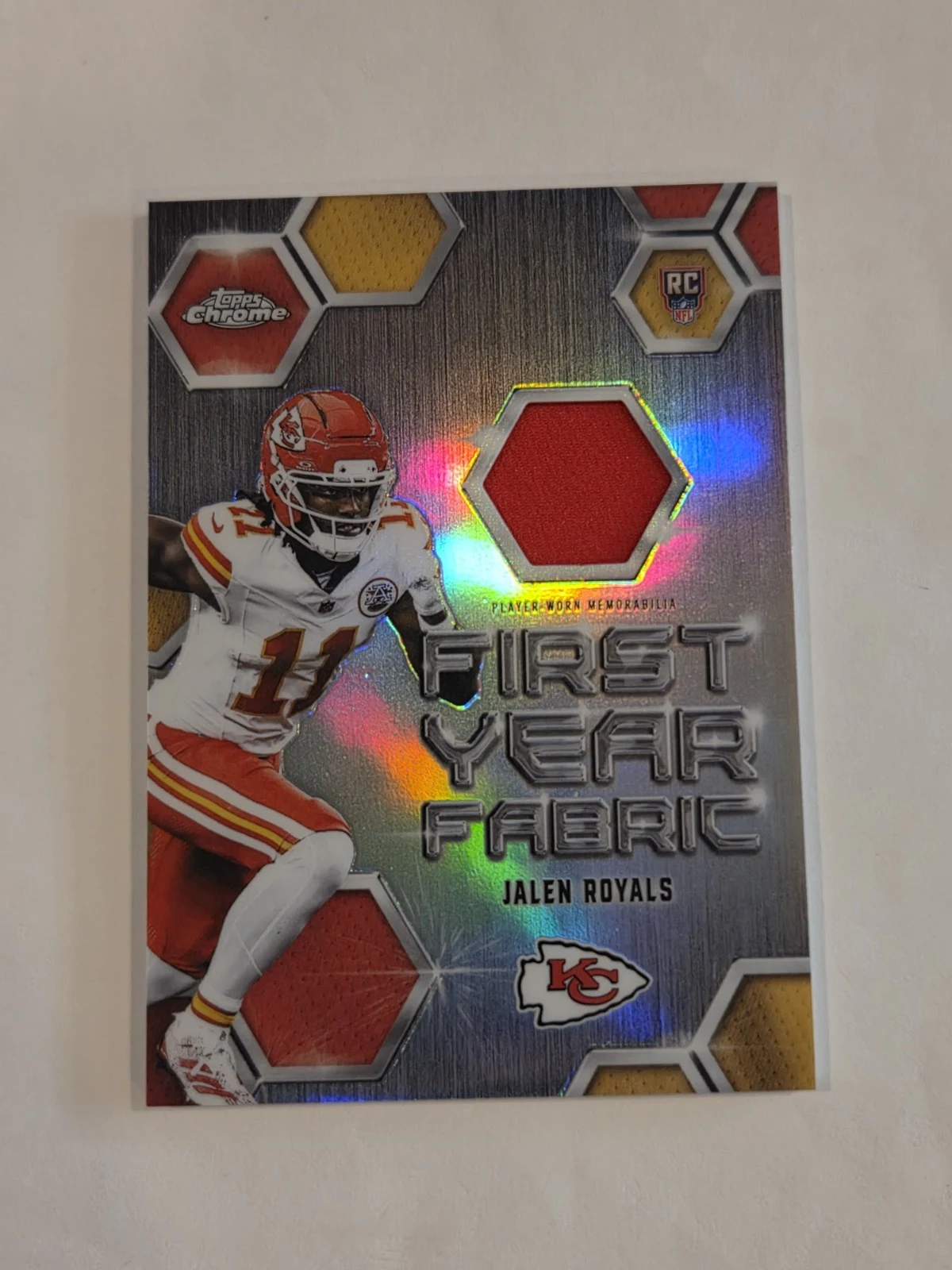 Jalen Royals 2025 Topps Chrome Football card