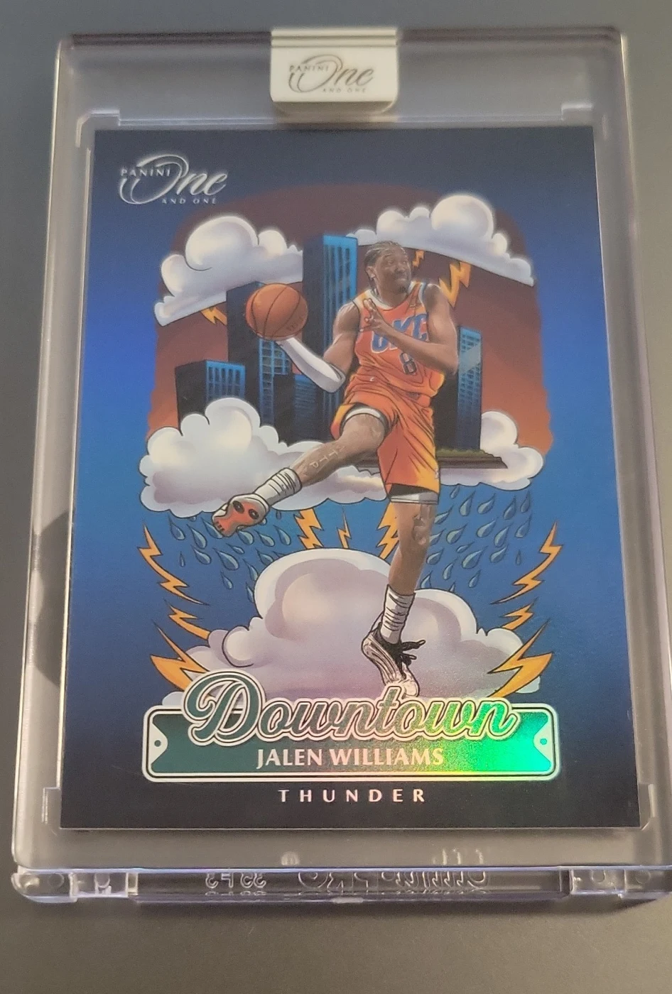 Jalen Williams #35 2024-25 Panini One and One Basketball Downtown front