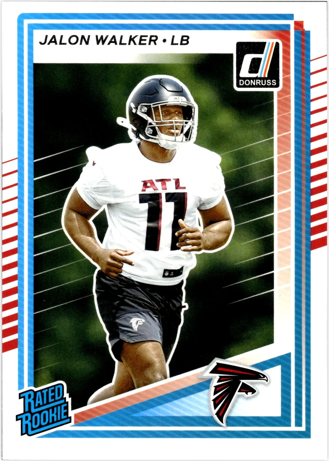 Jalon Walker 2025 Donruss #344 football rookie card - Front