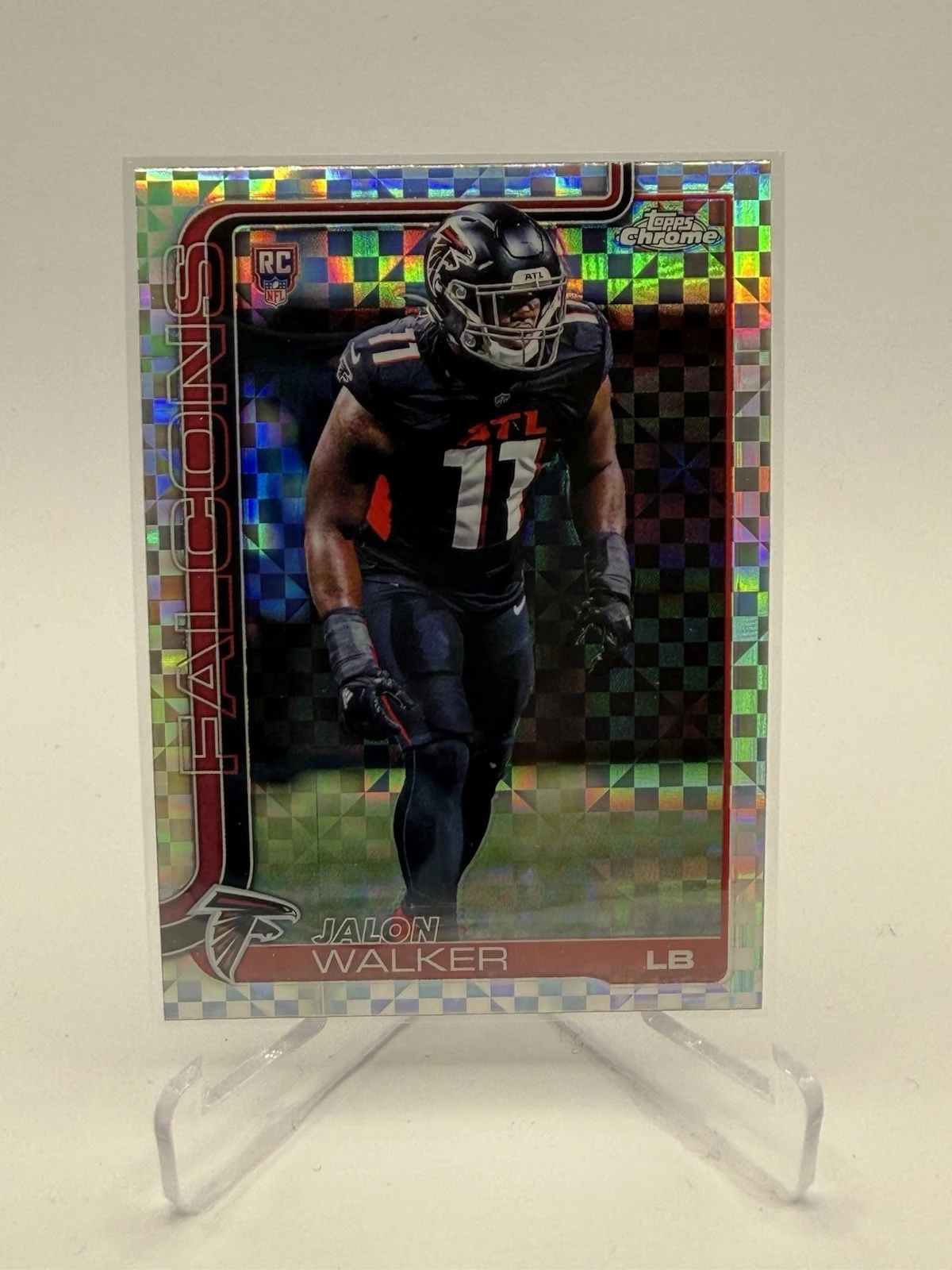 Jalon Walker 2025 Topps Chrome Football card