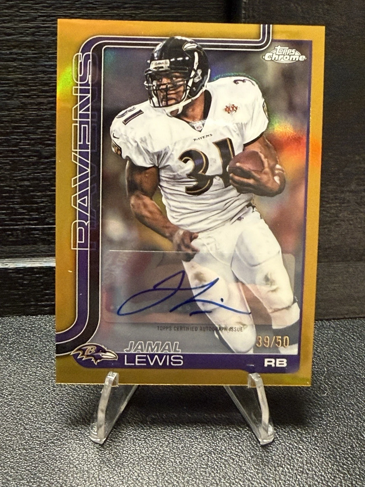 Jamal Lewis 2025 Topps Chrome Football card