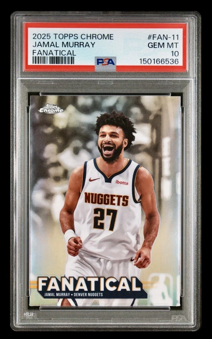 Jamal Murray 2025 Topps Chrome Basketball card