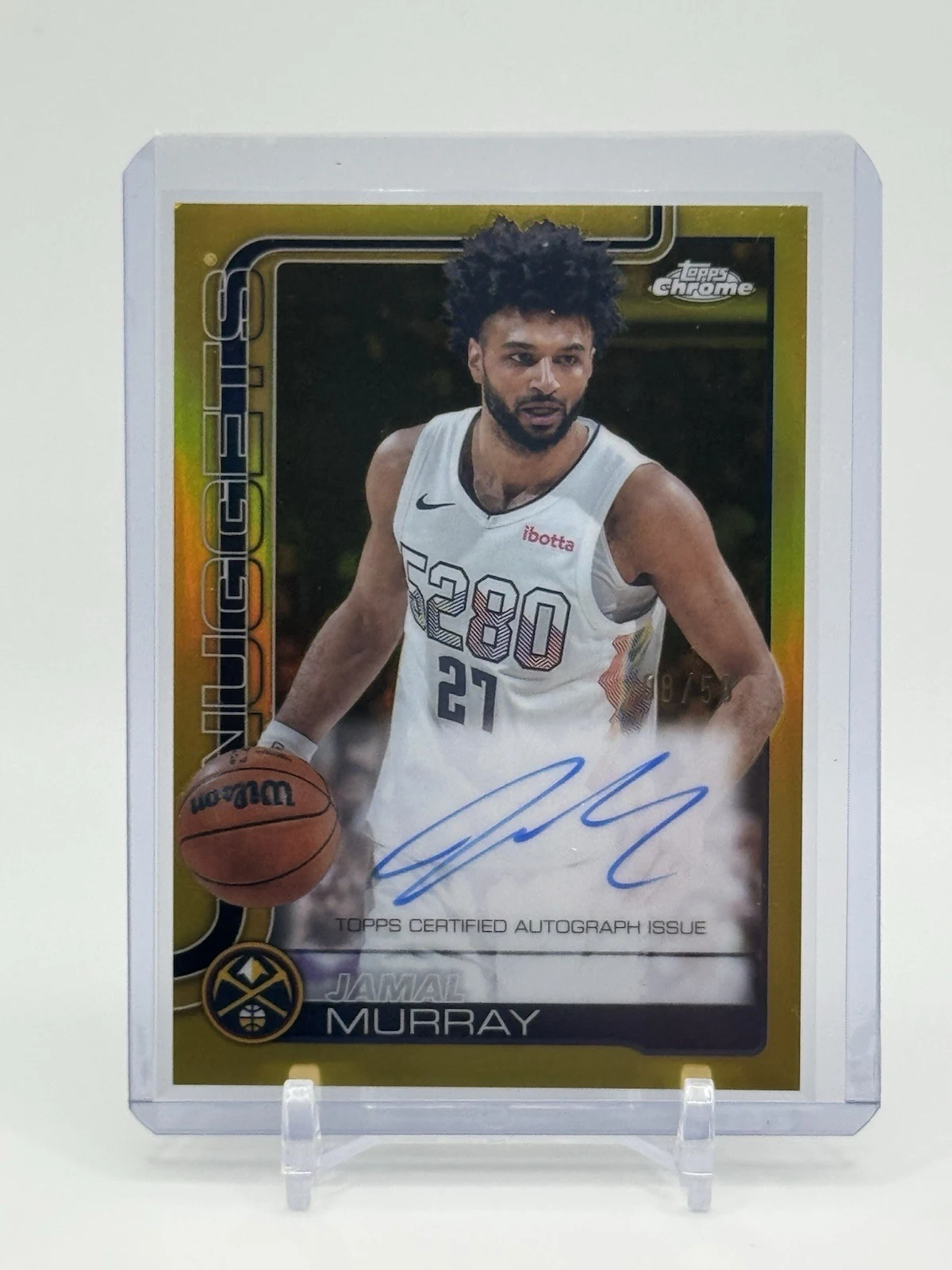 Jamal Murray 2025-26 Topps Chrome card