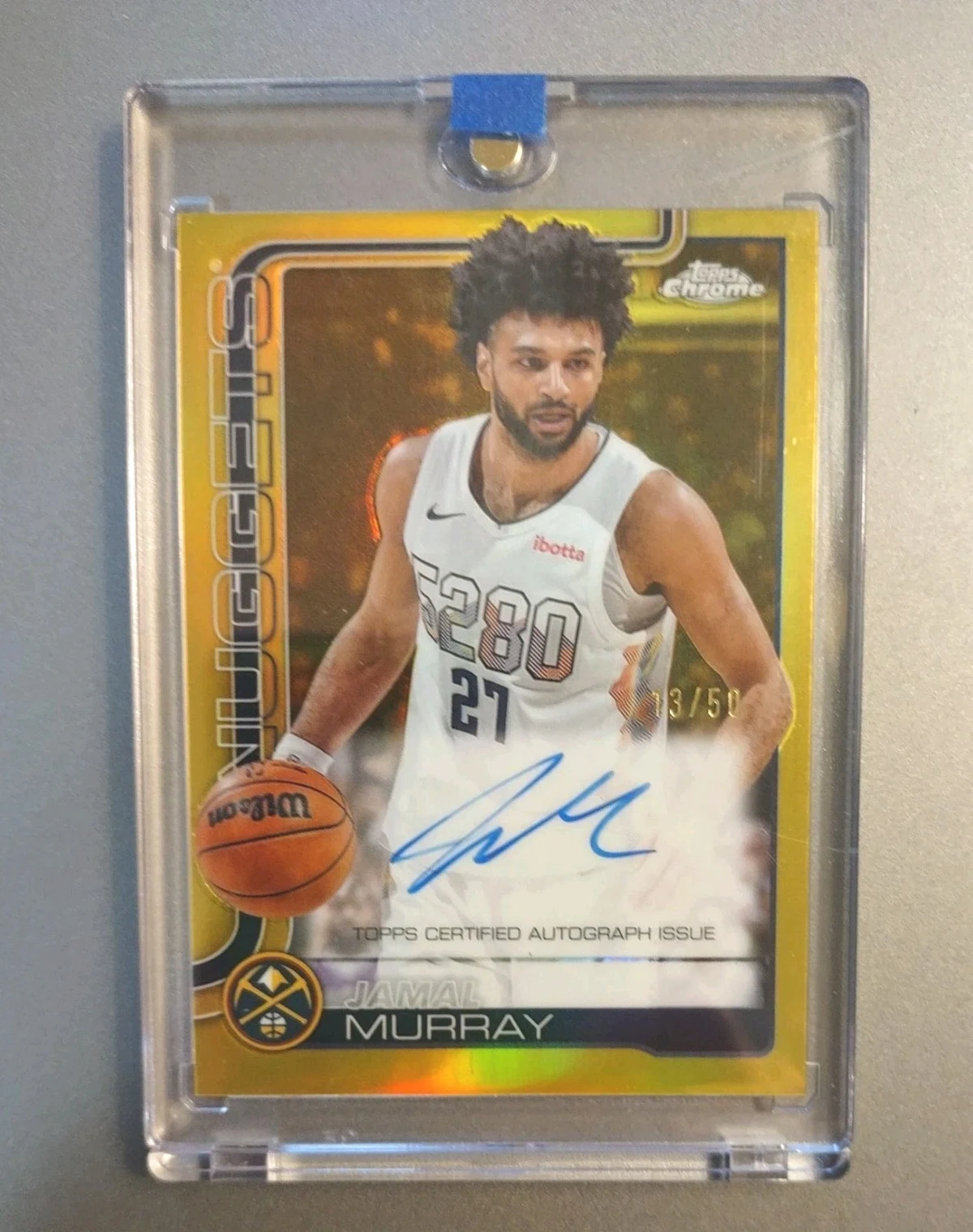 Jamal Murray 2025 Topps Chrome Basketball card