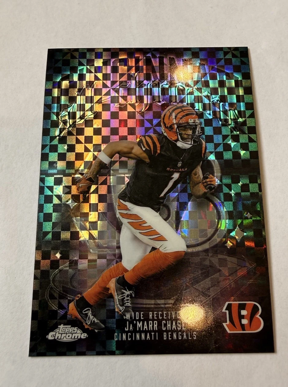 Ja’Marr Chase 2025 Topps Chrome Football card