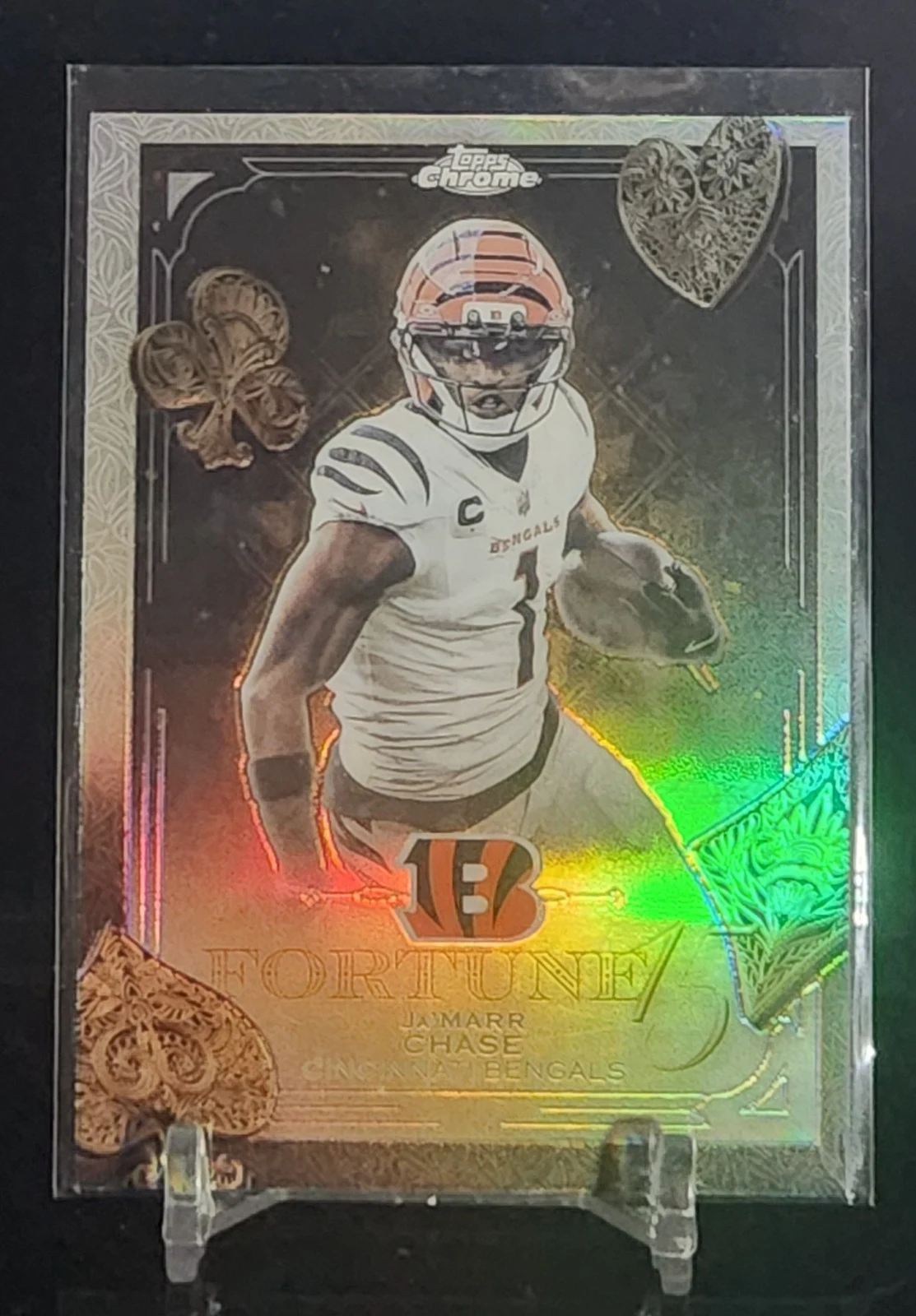 Ja’Marr Chase 2025 Topps Chrome Football card