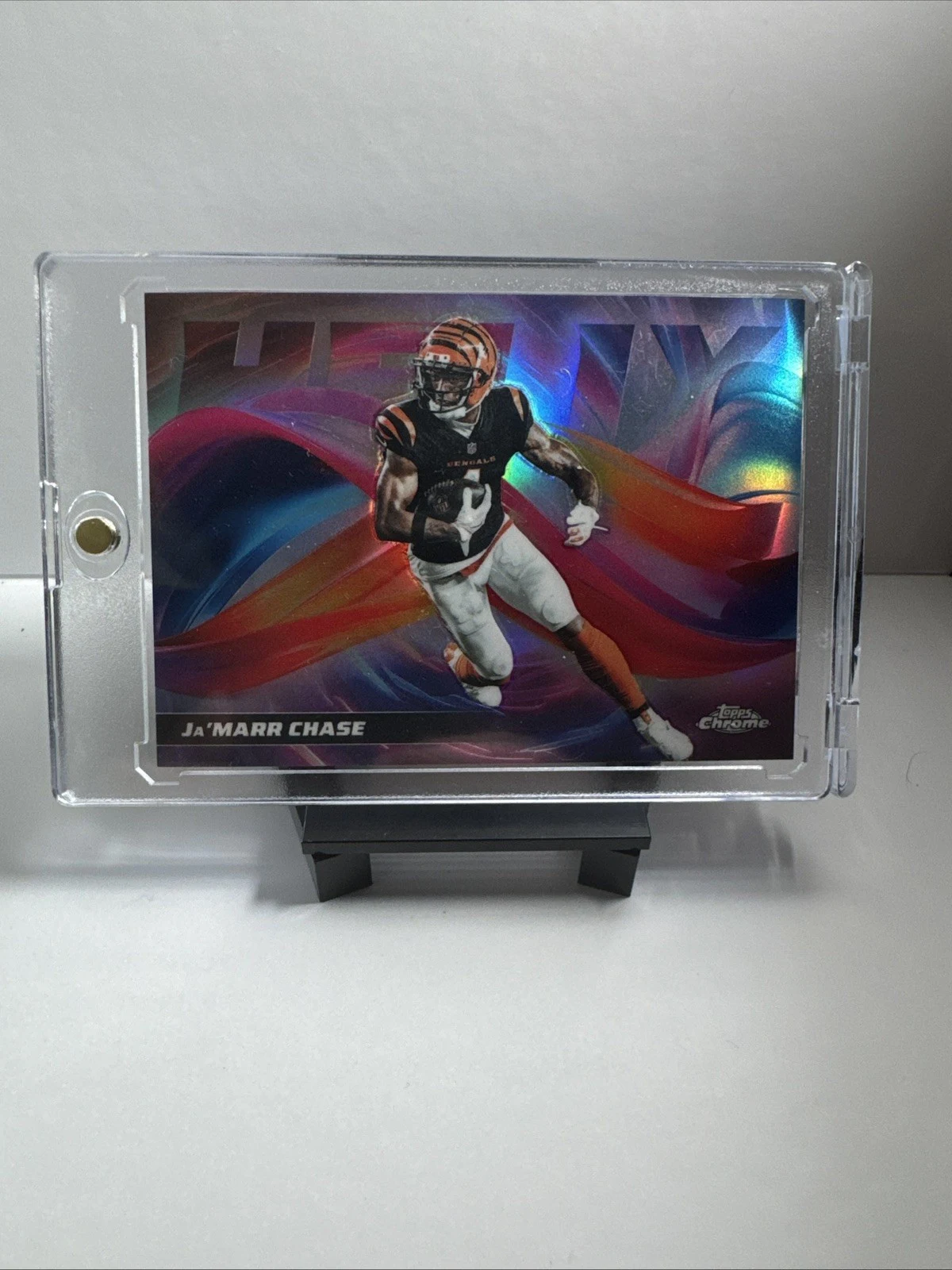 Ja’Marr Chase 2025 Topps Chrome Football card