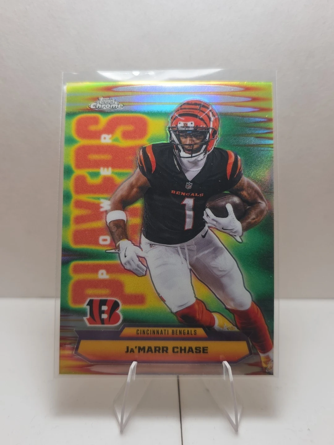 Ja’Marr Chase 2025 Topps Chrome Football card