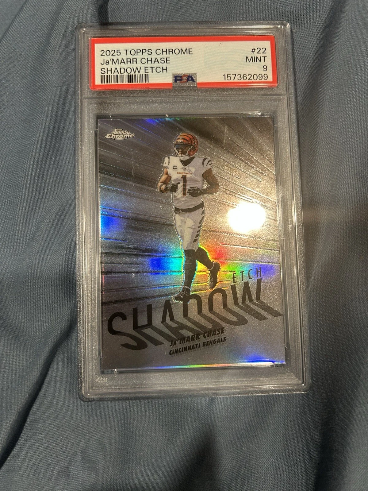 Ja’Marr Chase 2025 Topps Chrome Football card