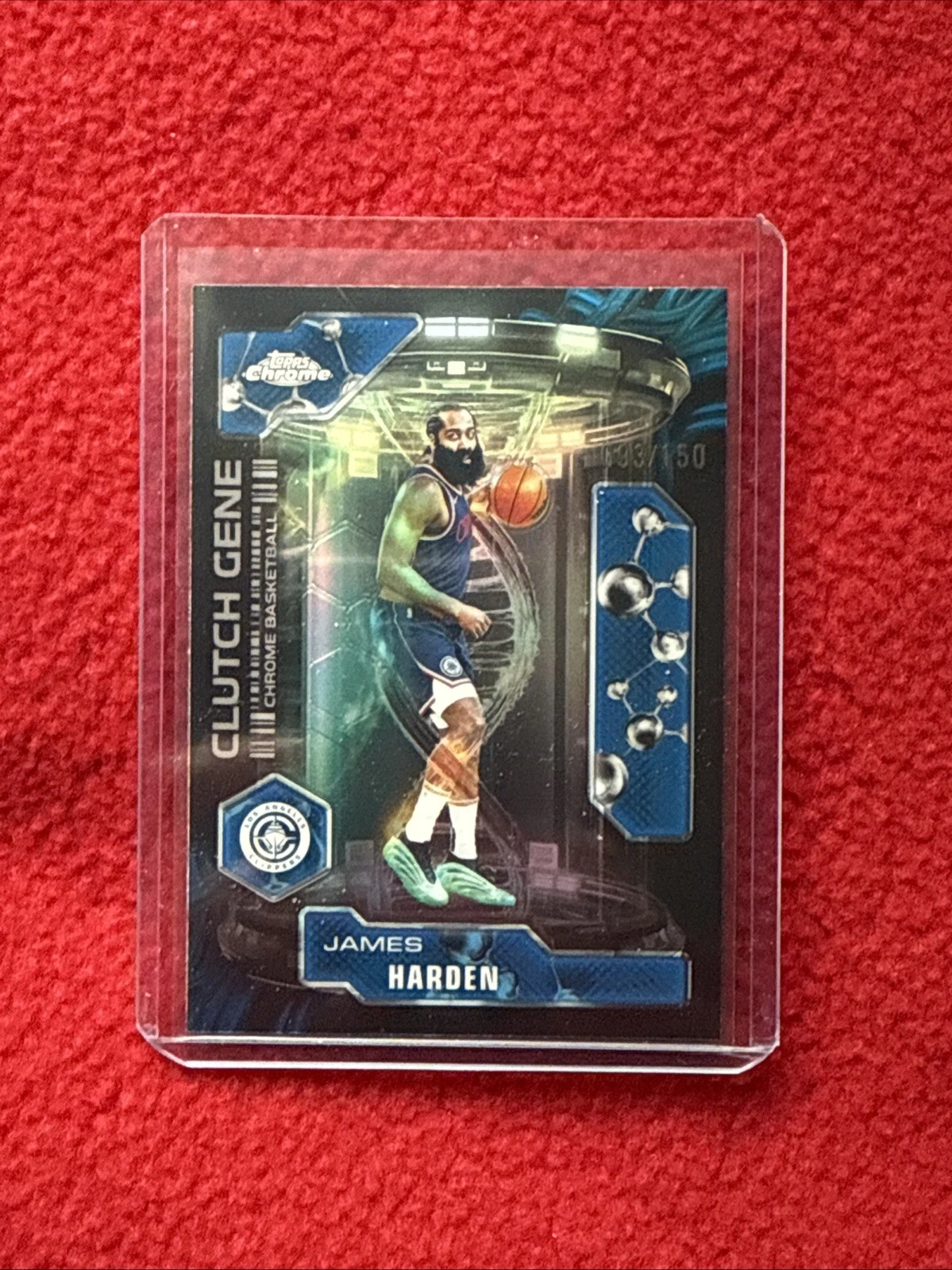 James Harden 2025 Topps Chrome Basketball card