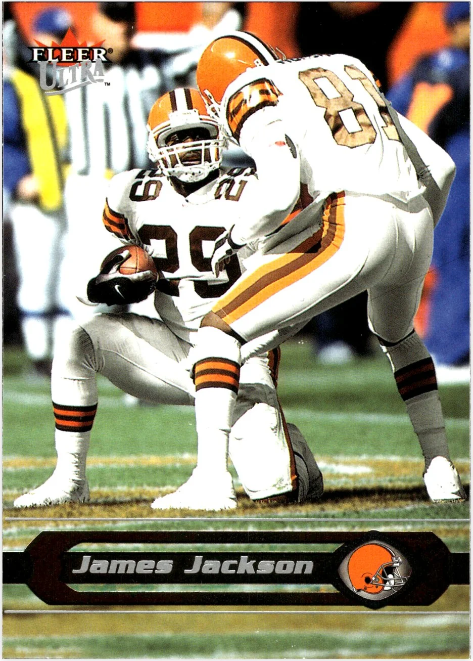 James Jackson 2002 Ultra #191 football card - Front