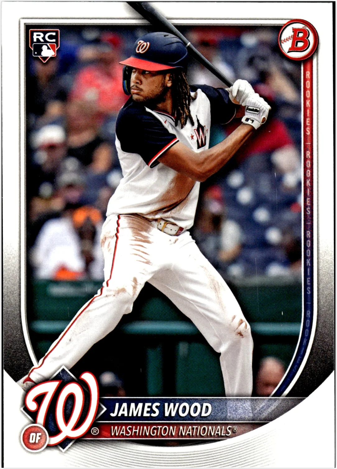 James Wood 2025 Bowman #29 baseball rookie card - Front