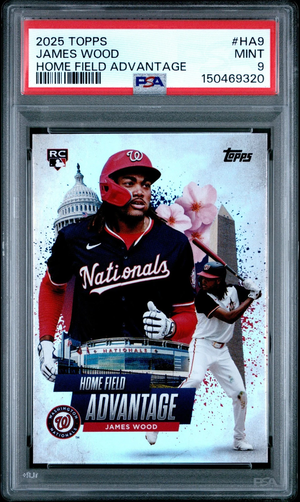 James Wood #HA-9 2025 Topps Baseball Home Field Advantage front