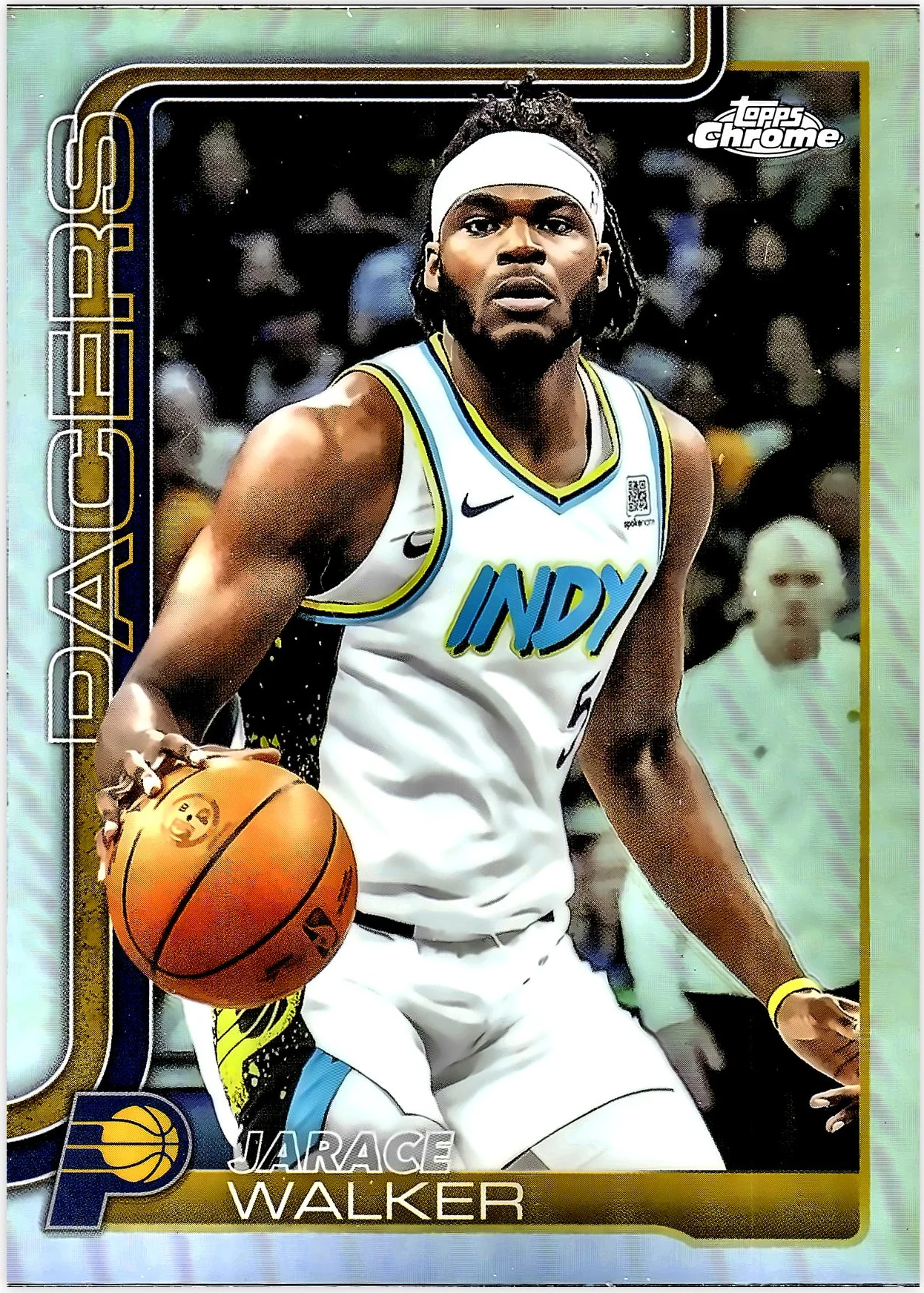 Jarace Walker 2025-26 Topps Chrome #53 Refractor basketball card - Front