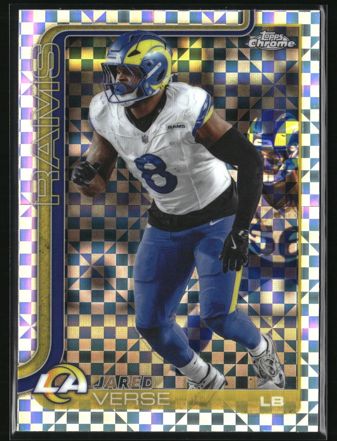 Jared Verse 2025 Topps Chrome Football card