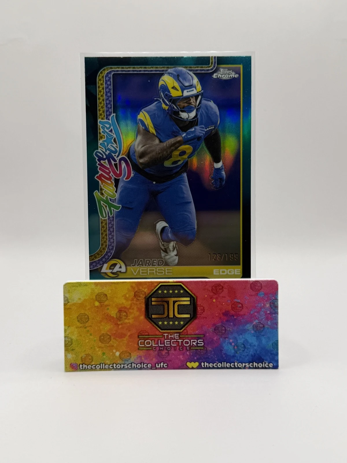 Jared Verse 2025 Topps Chrome Football card